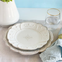 Juliska Jardins du Monde Whitewash Salad Plate