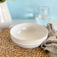 Juliska Le Panier Whitewash Coupe Bowl