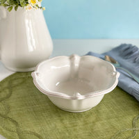 Juliska Scalloped Whitewash Berry and Thread Cereal Bowl