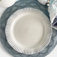 Juliska Sitio Stripe Dinner Plate