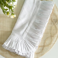Juliska White Ruffled Napkin