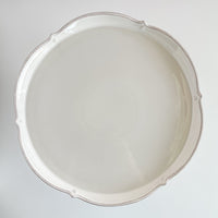 Juliska Whitewash Berry And Thread Cake Plate