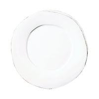Lastra White Dinner Plate