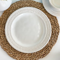 Le Panier Whitewash Dinner Plate