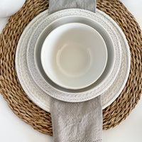 Le Panier Whitewash Dinnerware