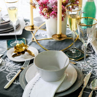 Light Gray Lastra Dinner Plate Vietri