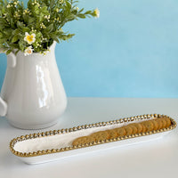 Pampa Bay Gold Edge Cracker Tray