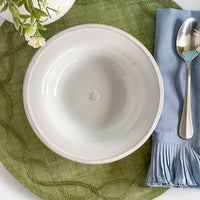 Rimmed Berry and Thread Soup Bowl