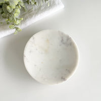 Round Marble Soap Dish