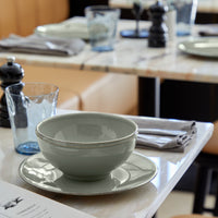Sage Green Friso Salad Dessert Plate