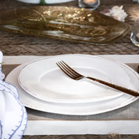 Salad Plate Lastra White