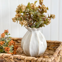 Small White Bud Vase