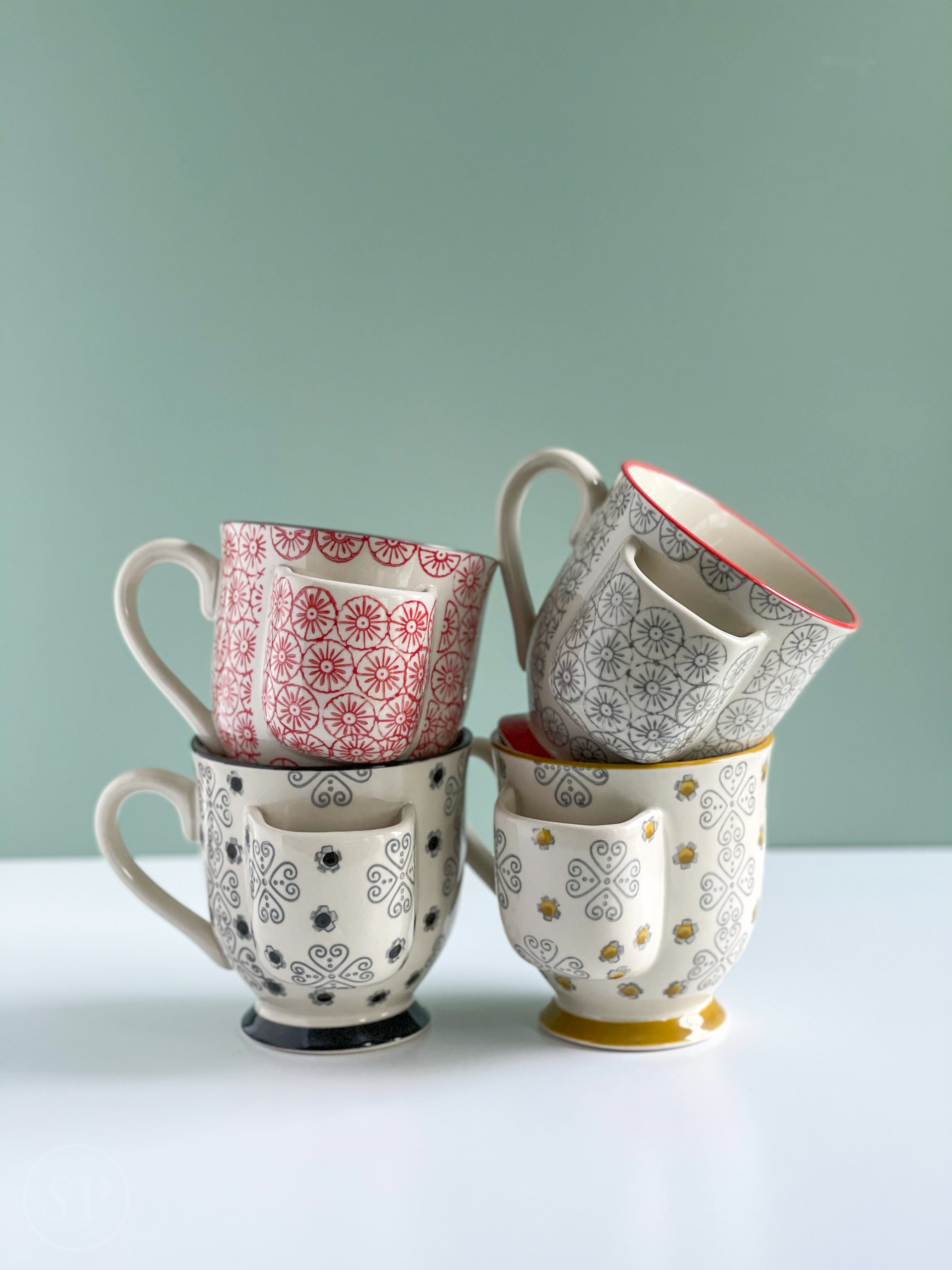 330ml Creative Ceramic Mug with Tea Bag Holder