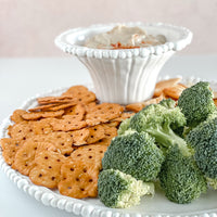 Vida Alegria Melamine Cake Stand and Chip and Dip