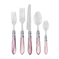 Vietri Aladdin Brilliant Lilac Five Piece Flatware Set