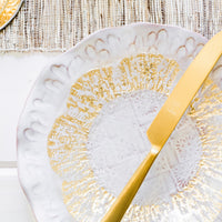 Vietri Rufolo Glass Appetizer Plate