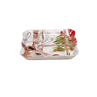 White Deer Friends Square Tray