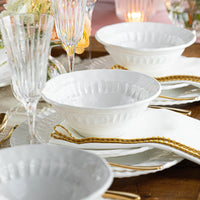 White Pietra Serena Cereal Bowls