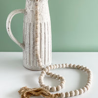 Whitewashed Bead Strand