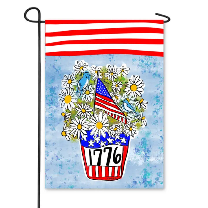 1776 Patriotic Garden Flag