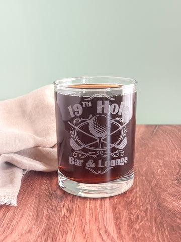 19th Hole Rocks Glass