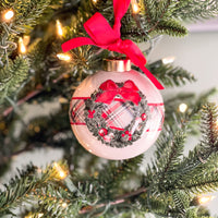 Wreath Tartan Ball Ornament