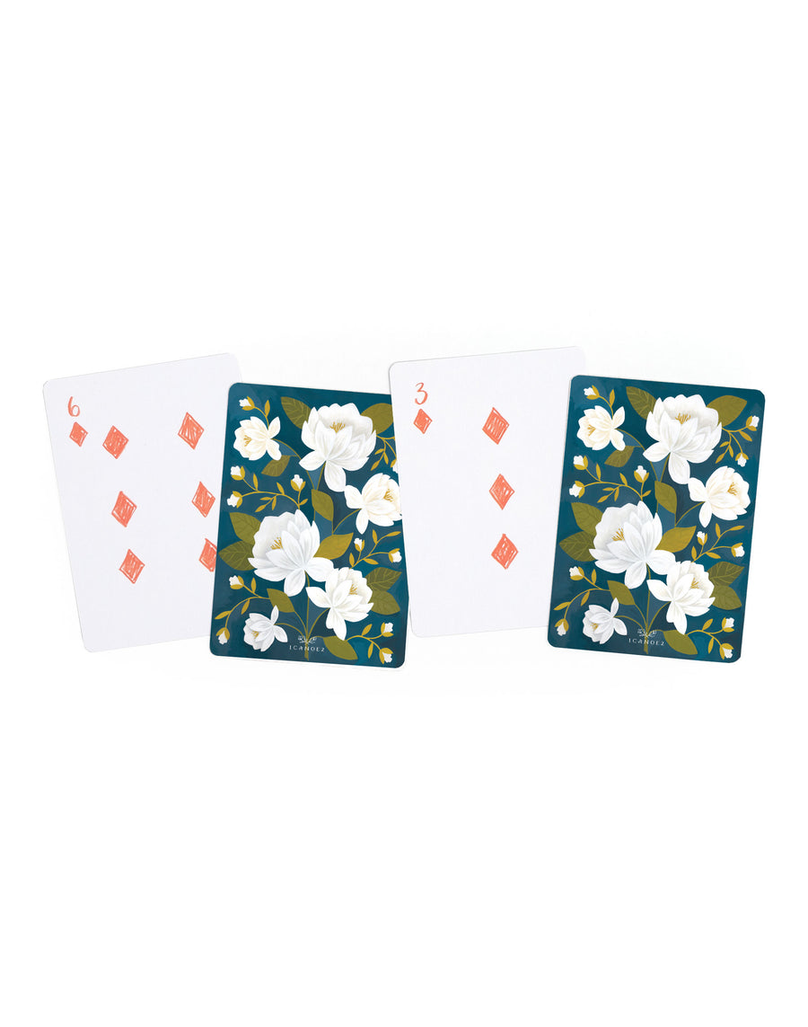 Raleigh Floral Playing Cards