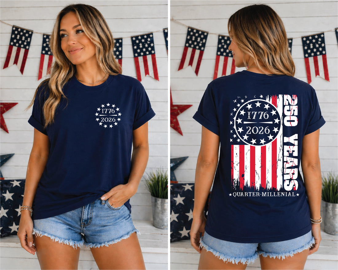 250 Years USA Flag T-shirt