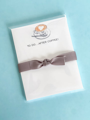 After Coffee Mini Notepad