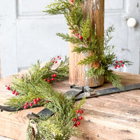 Alpine Garland with Red Berries