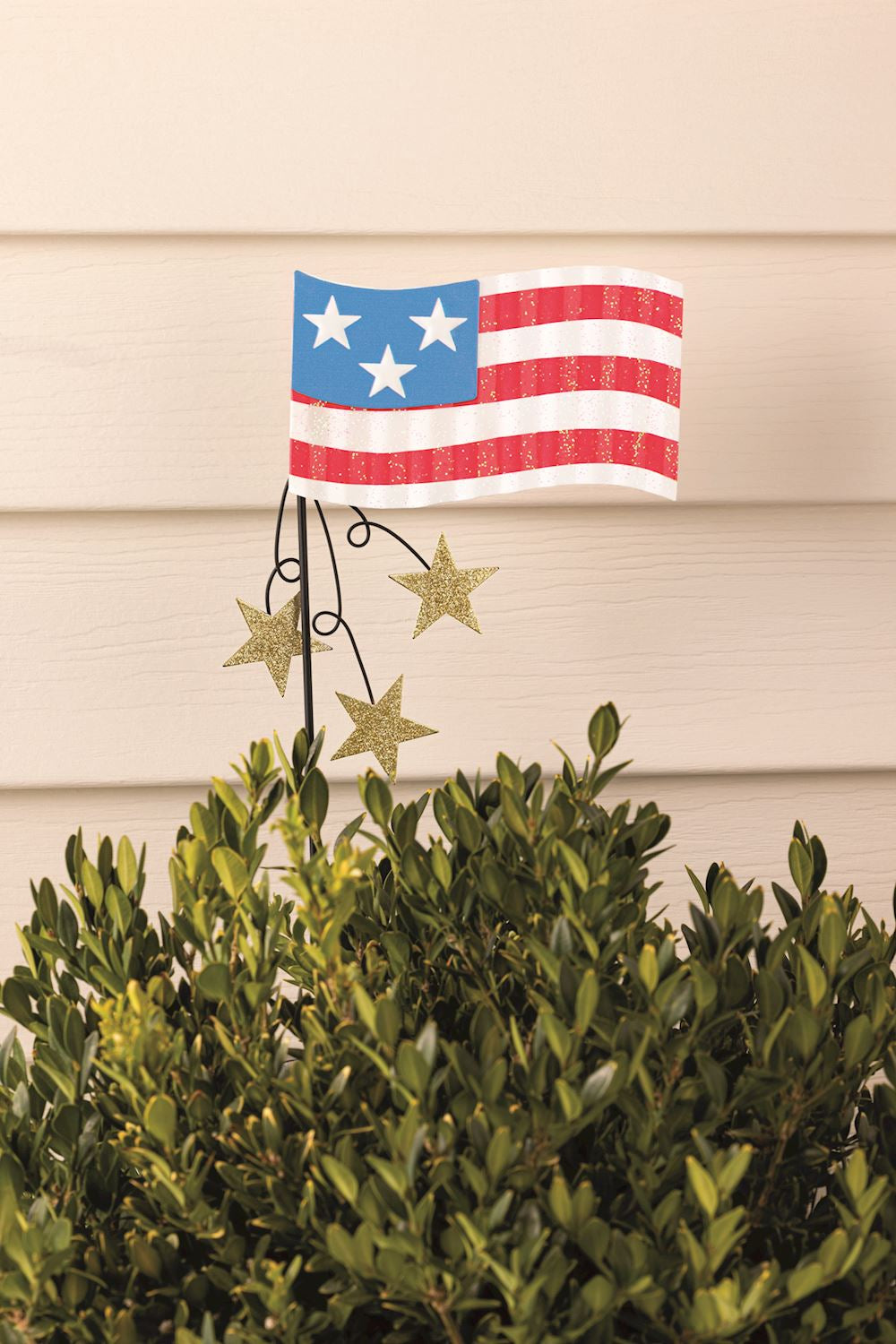 American Flag Garden Stake 
