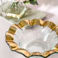 Annieglass Ruffle Wine Coaster