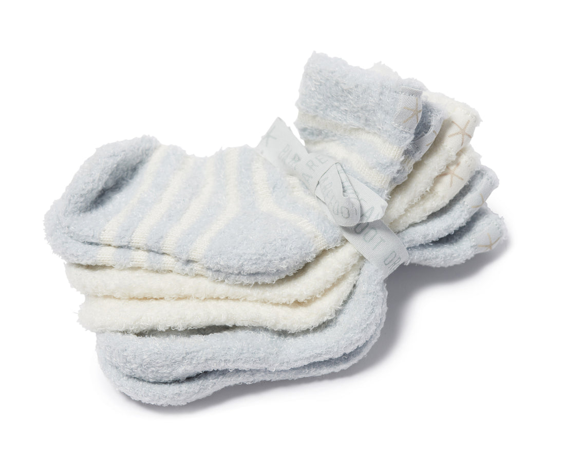 Barefoot Dreams Blue Pearl Infant Socks