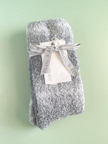 Barefoot Dreams Cozychic Moonbeam Spacedye Socks