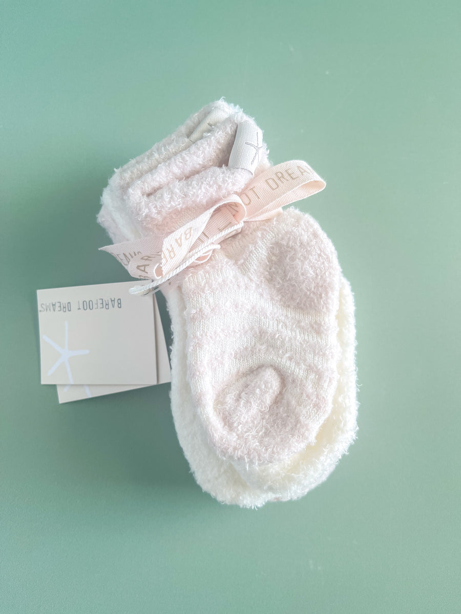Barefoot Dreams Pink Pearl Infant Socks