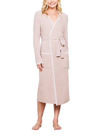 Barefoot Dreams Willow Pearl Contrast Robe