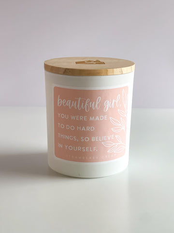 Beautiful Girl Scented Candle