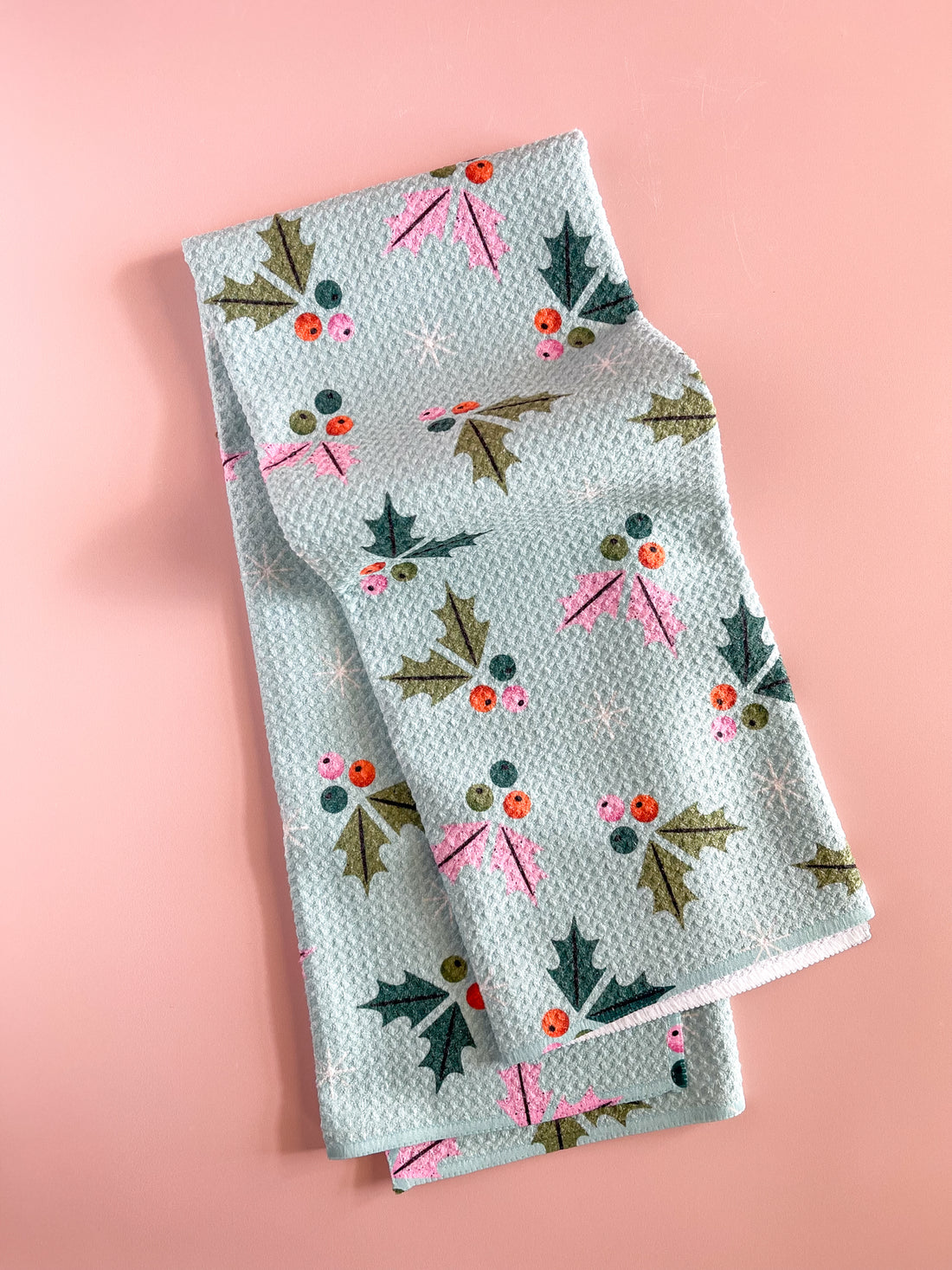 Berries Mint Tea Towel