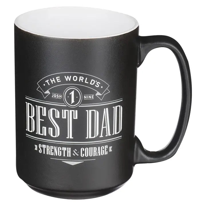 Black and White Best Dad Mug