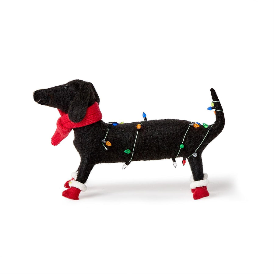 Black Dog Holiday Decor