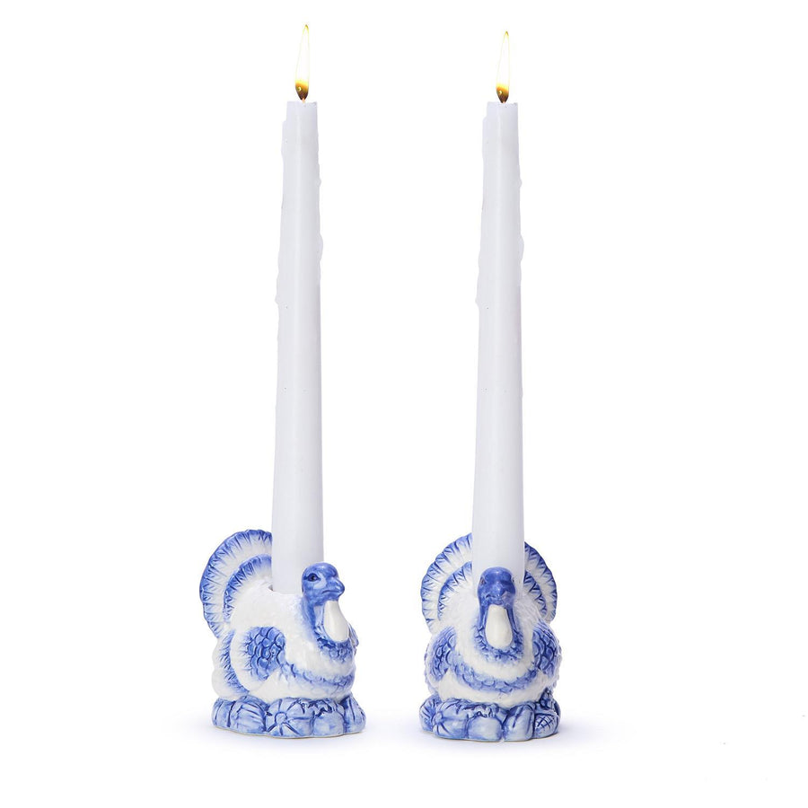 Blue And White Candleholder
