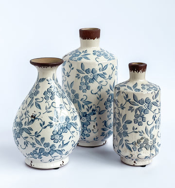 Blue And White Ceramic Vase