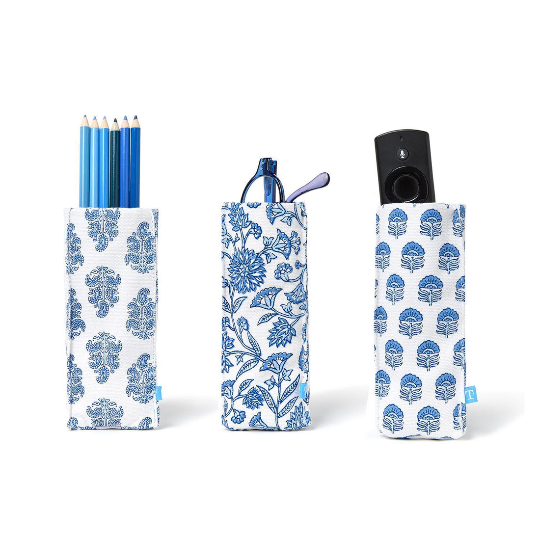 Blue And White Eyeglass Holder