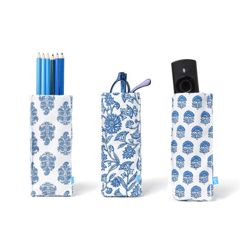 Blue And White Eyeglass Holder