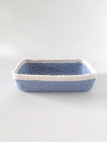 Blue And White Guest Napkin Holder