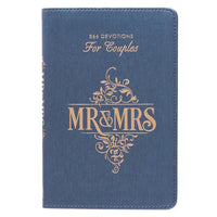 Faux Leather Mr & Mrs Devotional