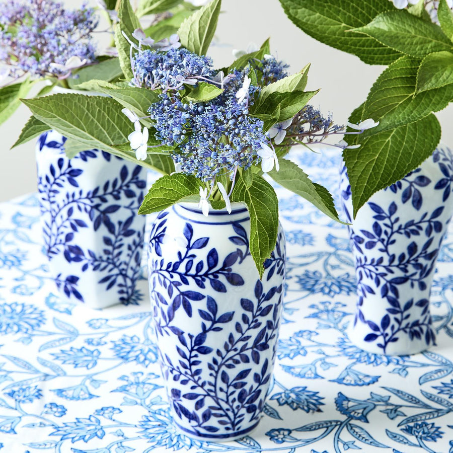 Blue Painted Vase