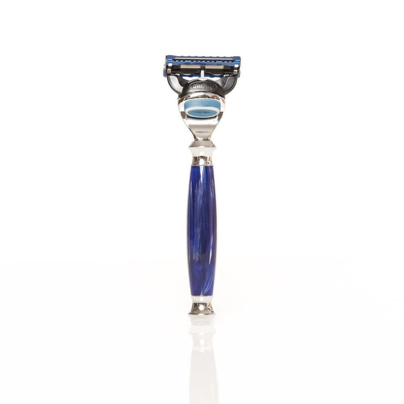 Blue Razor Handle