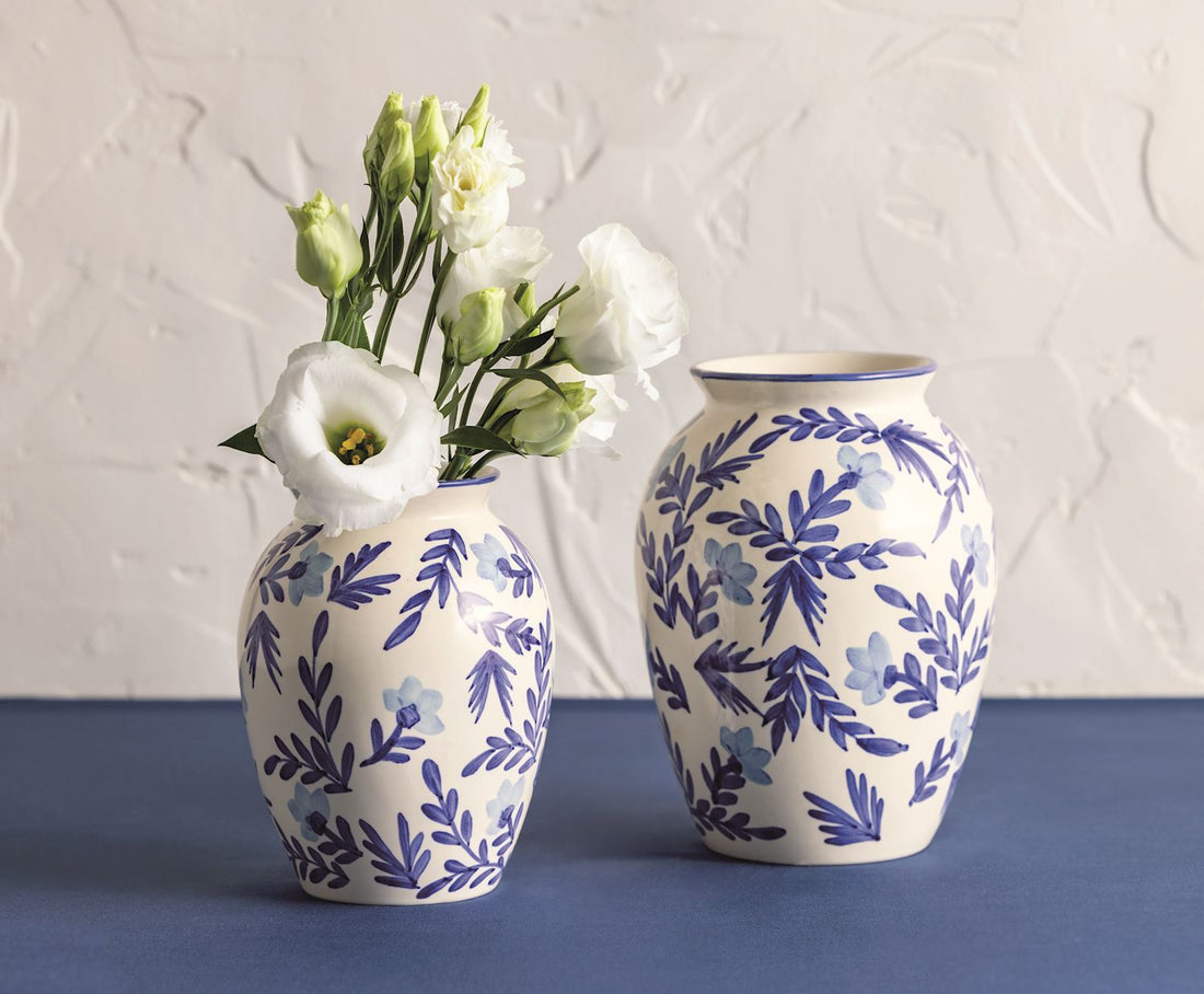 Blue Vine Vase