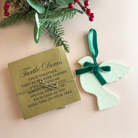 Boxed Turtle Dove Ornament